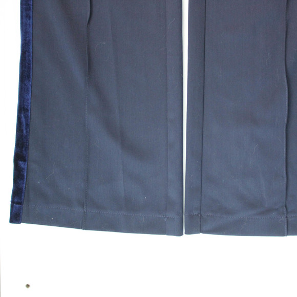 Dulcis Shop Velvet Bodice with Eyelet Lace Velvet Piped Pant Jumpsuit - Picture 6 of 14